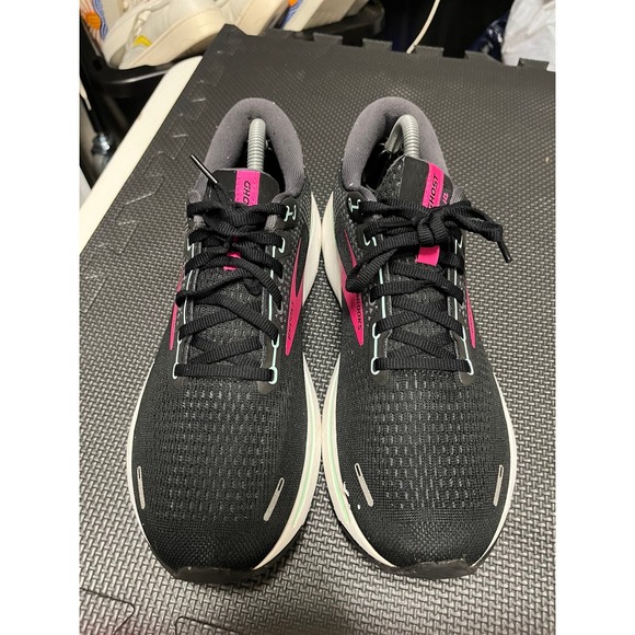 Brooks Ghost 14‎ Womens Running shoes size 11 Black Yucca - Picture 2 of 8